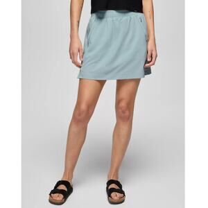 Prana Railay Snap Up Skort Womens L Saltwater Lightweight Pockets Stretch Fabric